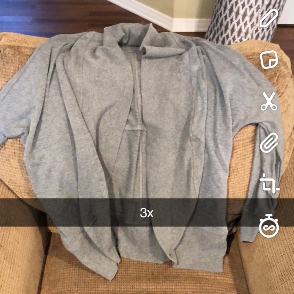 Open cardigan